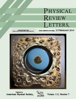 Cover of Phys. Rev. Lett. vol. 112, no. 7 (PDF)