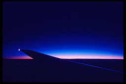 Dawn from plane