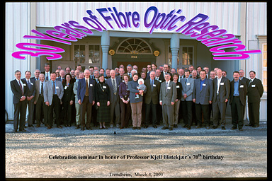 (2600x3900) 30 Years of Fibre Optic Research seminar. Trondheim, 2003