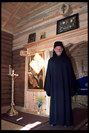 Монах Иона (Юханнессен) в часовне св. Олава