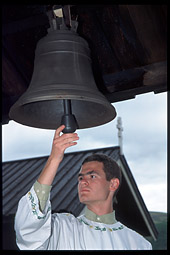 Bell of St. Olav Orthodox chapel in Folldal. Kirill Miazine