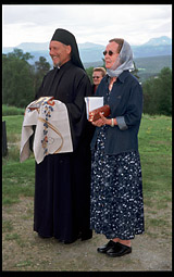 Monk Jonah (Johannessen) and Ms. Bjørg Katarina Waage
