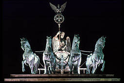 The Quadriga on top of Brandenburg Gate