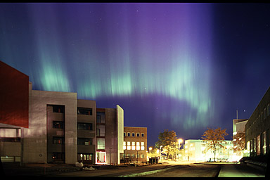 (2600x3900) Aurora over NTNU Gløshaugen