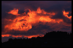 Sunset over Bymarka (2)