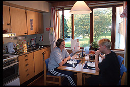 Kitchen in Berg Studentby