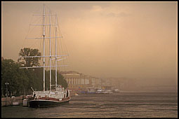 Dust-storm in St. Petersburg