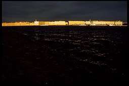 Palace embankment. St. Petersburg