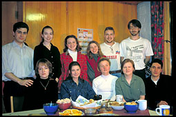 Svetlana’s farewell party, 1998